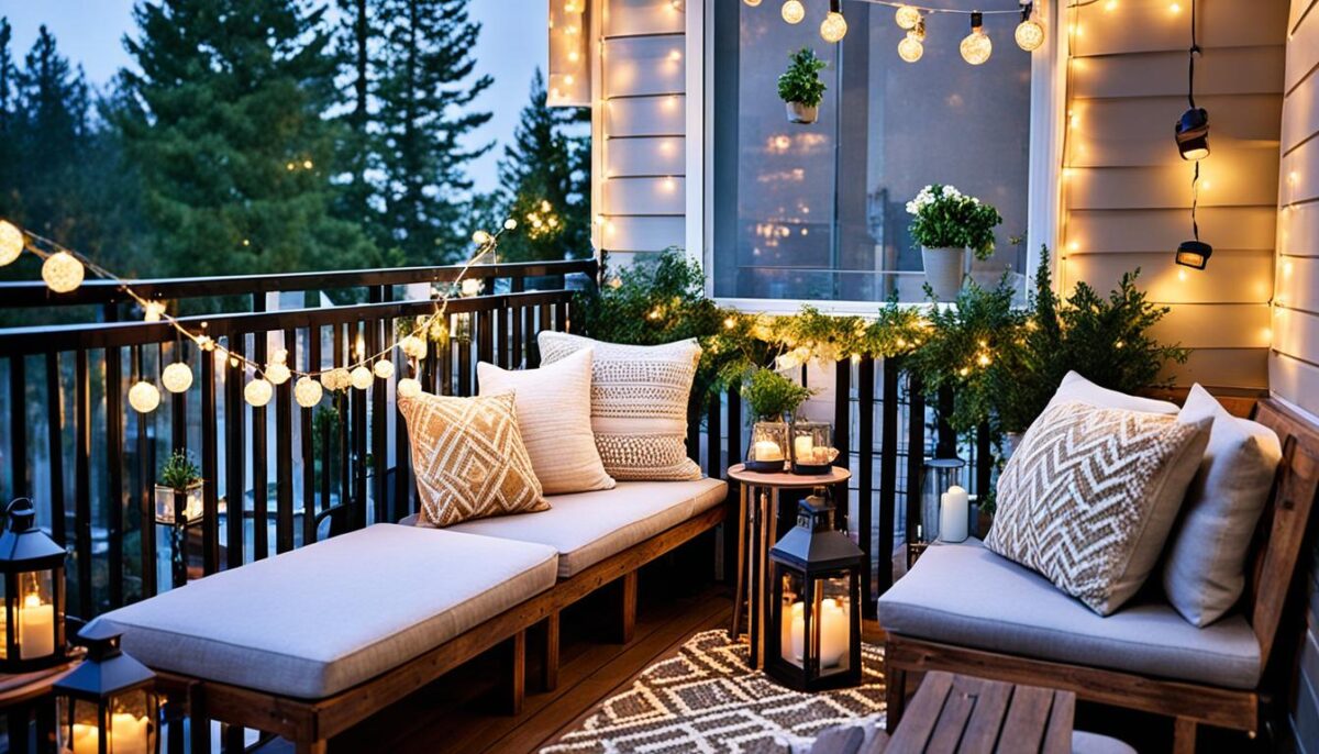 balcony lighting ideas