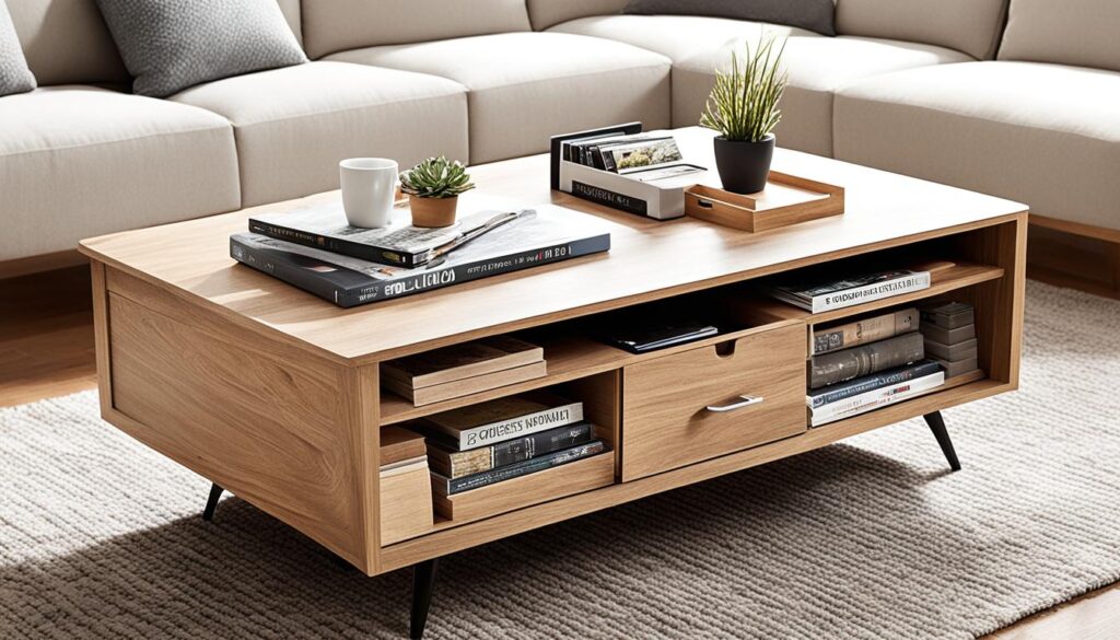 coffee table storage