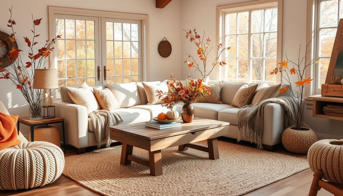 Nature-inspired fall decor