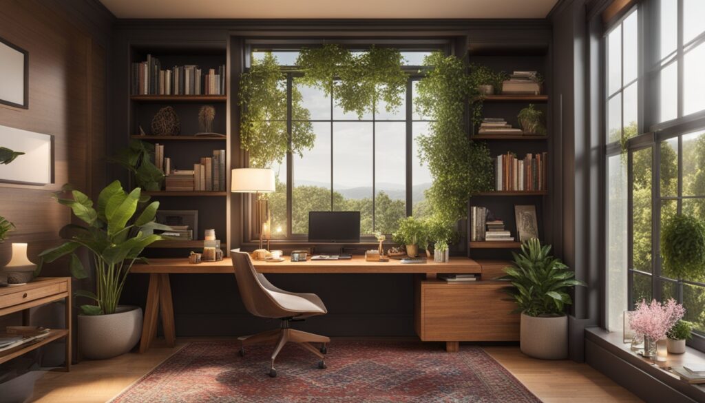 cozy home office