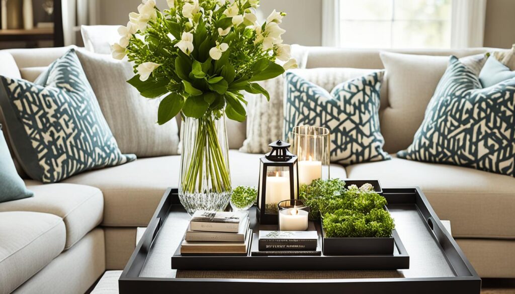 decorative tray styling