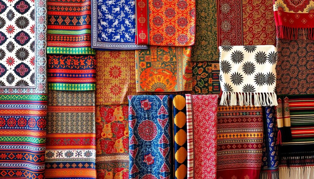 Diverse cultural textiles