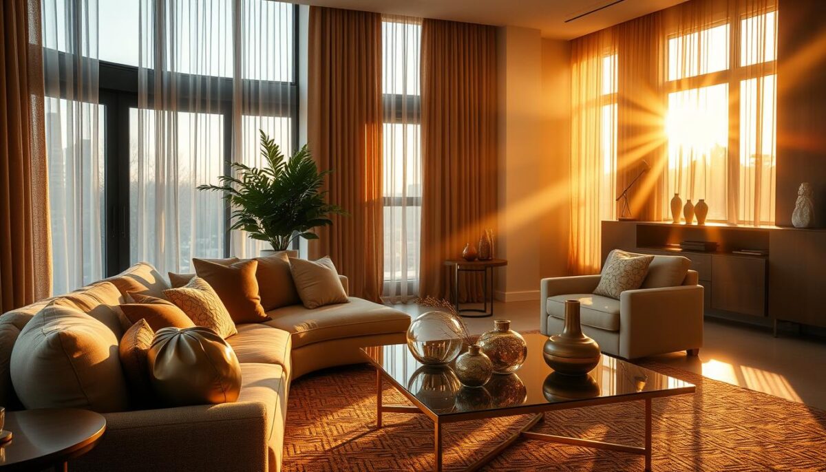 Golden Hour: Warm, Luxe Hues in Modern Interior Design