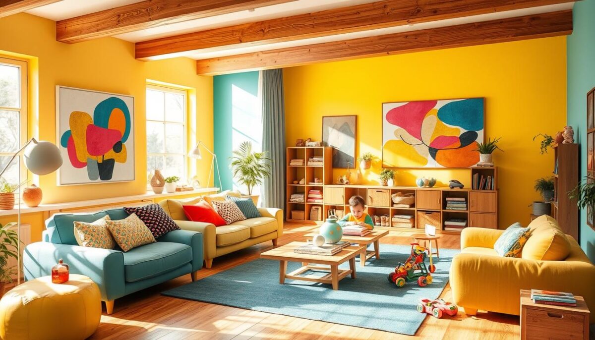 Playful Palettes: Using Bold Colors in Family-Friendly Homes