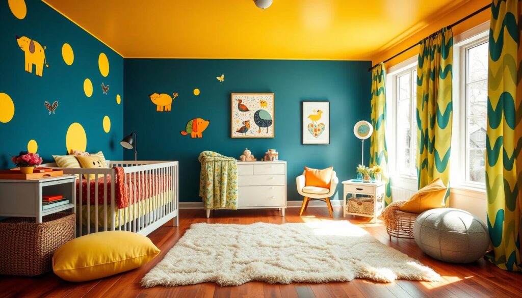 Vivacious nursery design