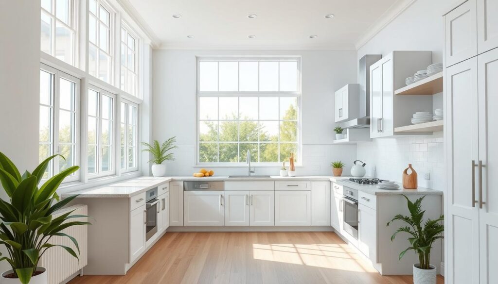 bright and airy kitchen spaces