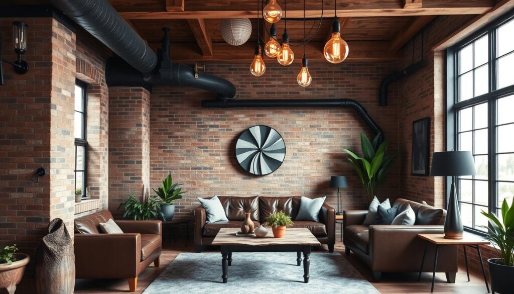 industrial chic home decor