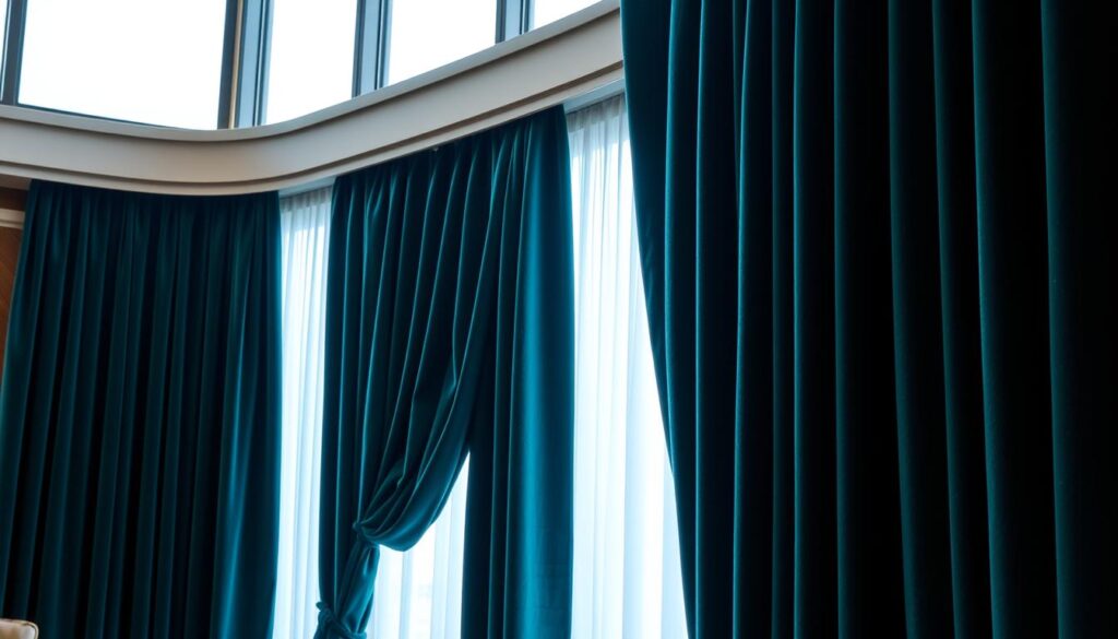 velvet curtains