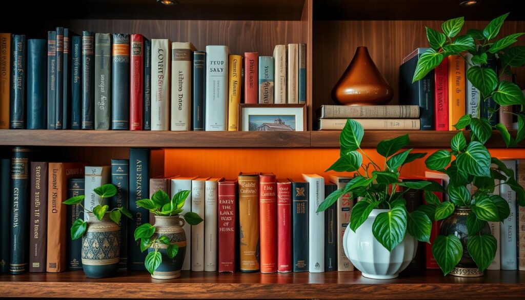 Bookshelf decor