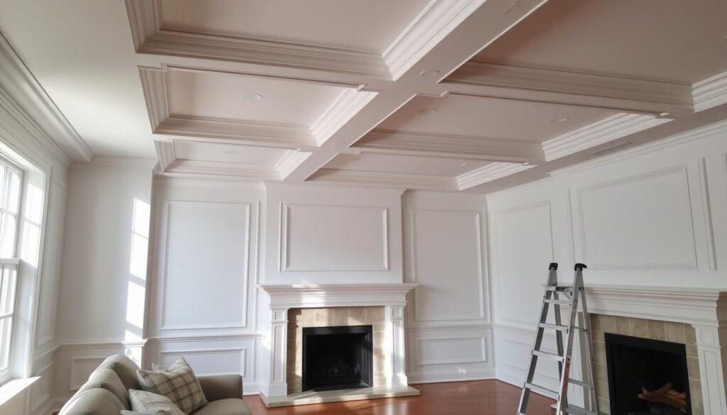 Crown molding installation