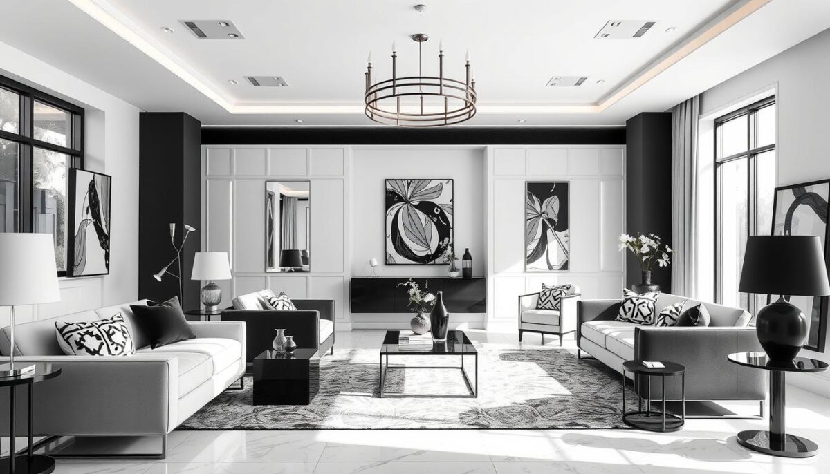 How to Create a Sophisticated Look with Black and White Decor