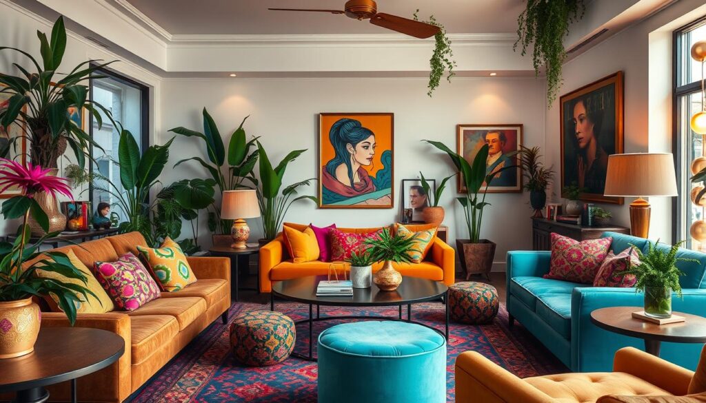 Vibrant Maximalist Interior