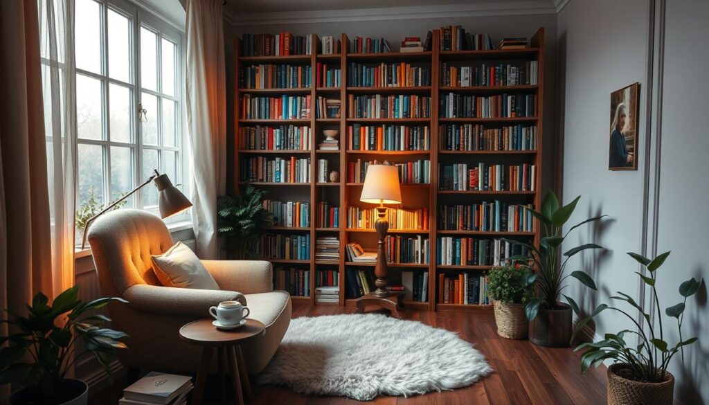 cozy reading nook