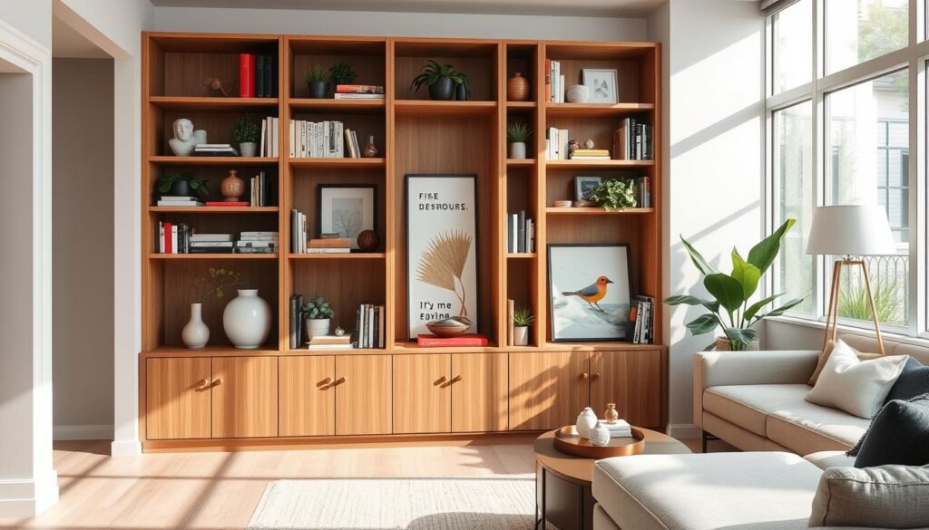 designer-inspired shelving