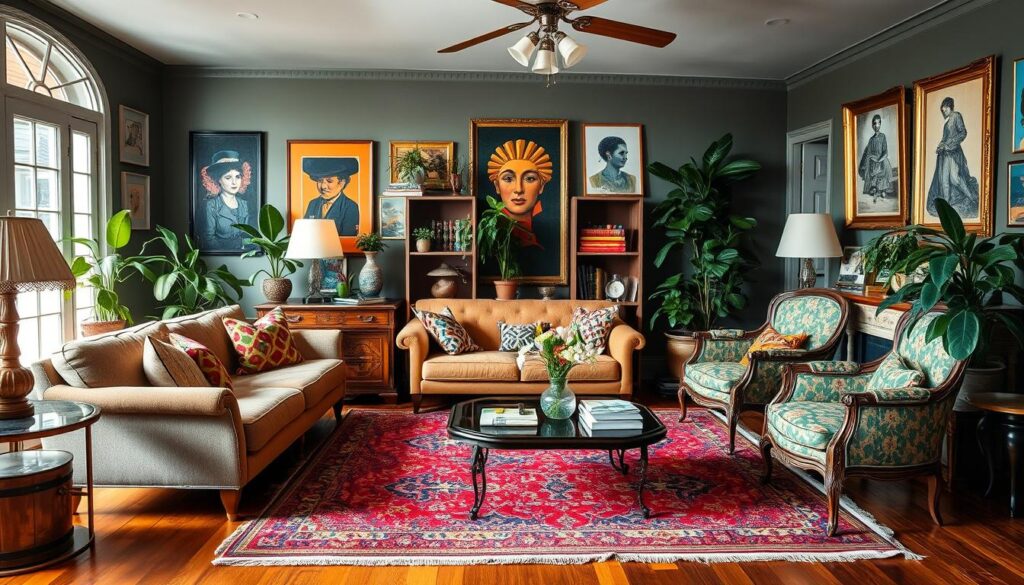 eclectic interior