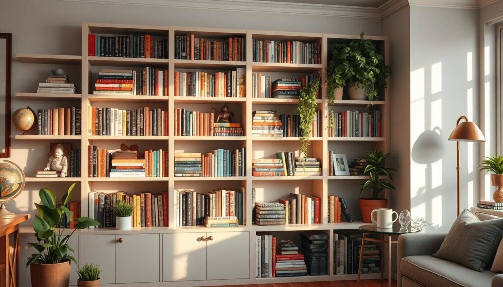 elevated bookshelf aesthetics