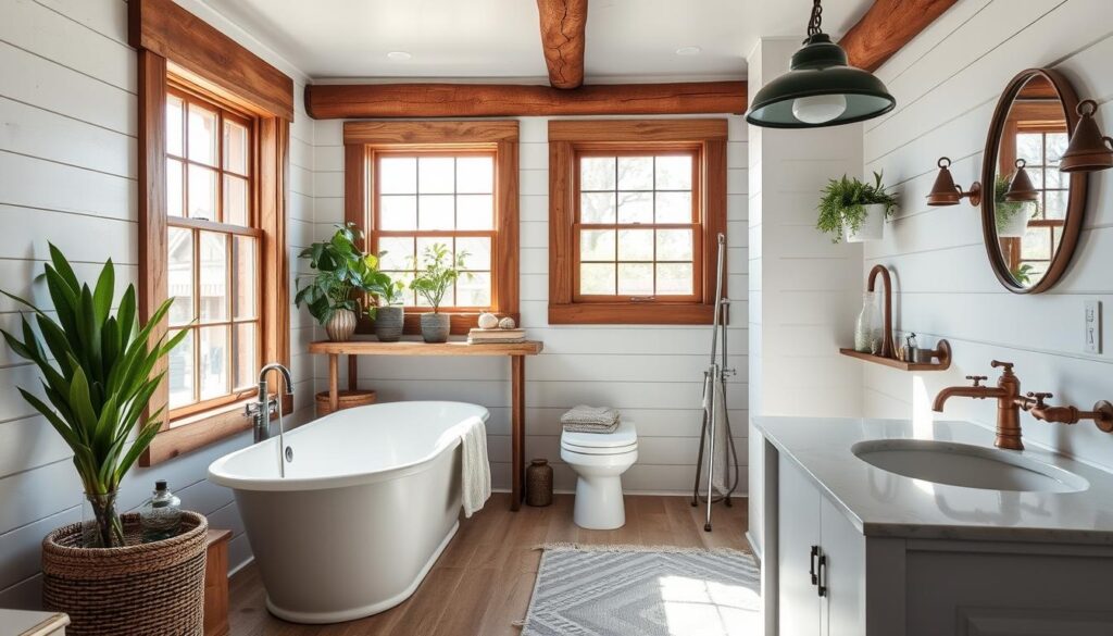 farmhouse bathroom design