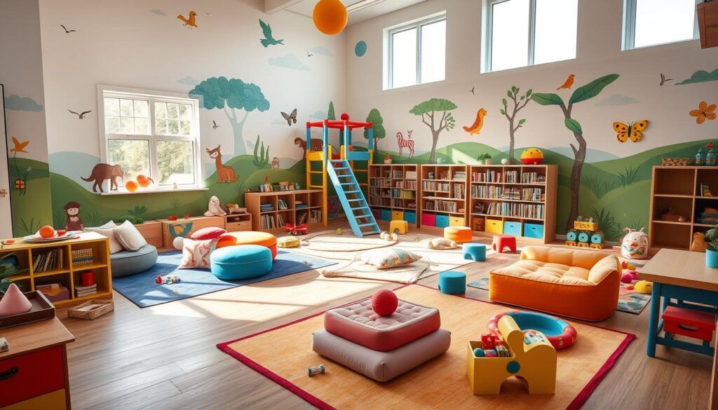 kid-friendly spaces