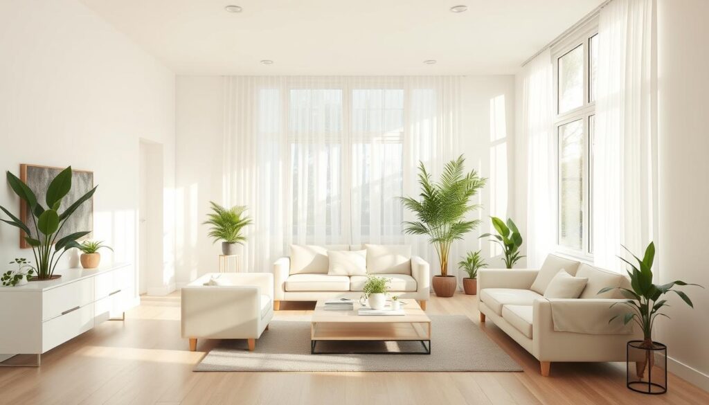 light and airy interiors