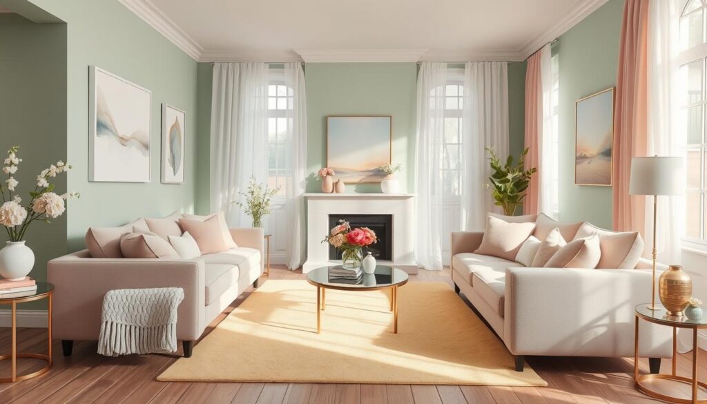 pastel interior design