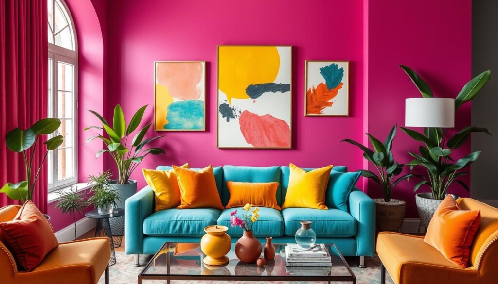 vibrant decor