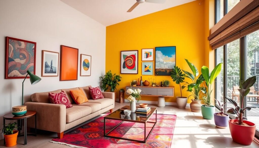 vibrant interior design